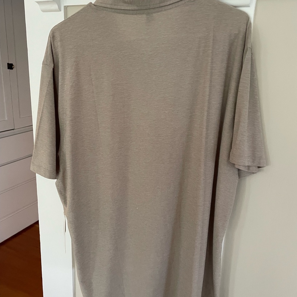 Vuori Men's Tan Polo Shirt - Picture 6 of 6